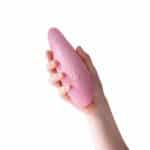 Womanizer Premium eco ピンクの手持ちサイズ