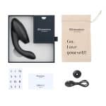 Womanizer Duo 2 ブラックの本体と付属品