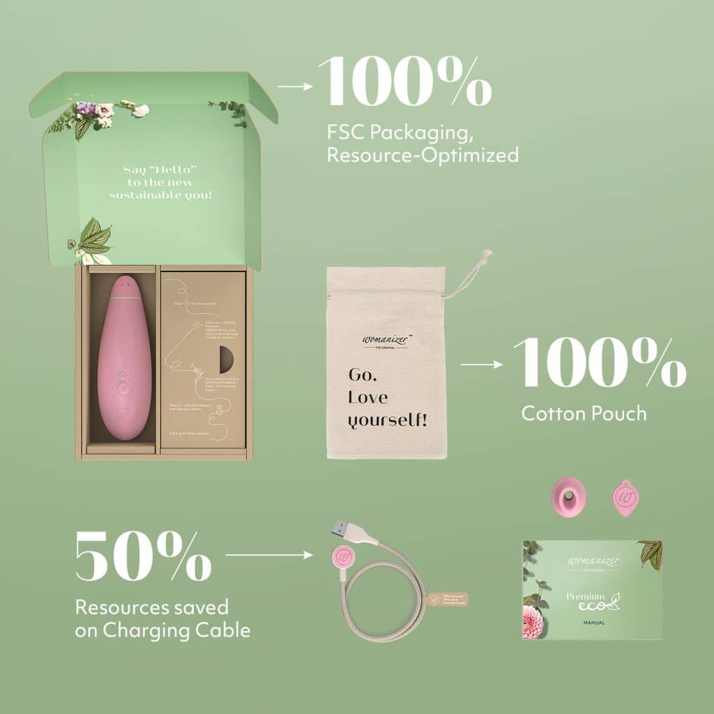 Womanizer Premium eco(ウーマナイザー) 同梱物